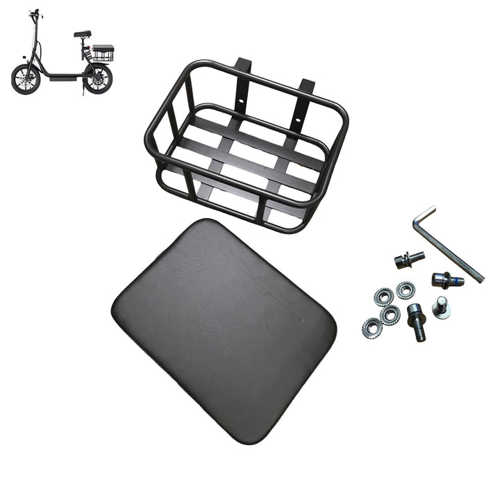 AOVOPRO ESBS Scooter Basket with Rear Seat
