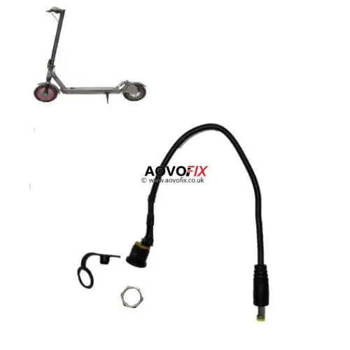 Aovo ES Max Charging Port - Riding Scooters