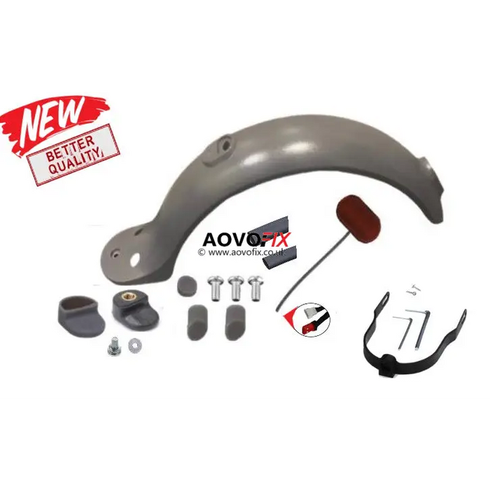 Aovo Rear Mudguard Complete Set 20 PCS - Riding Scooters