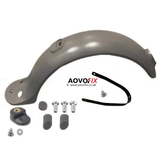 Aovo Rear Mudguard Set With Metal support - Riding Scooters