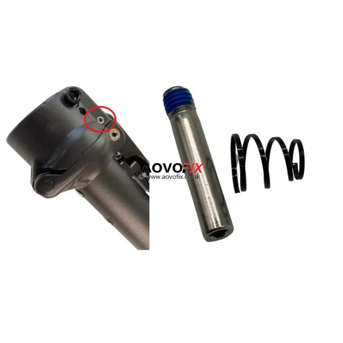 Aovo Stem Folding Screw & Spring for v2 Stem - Riding