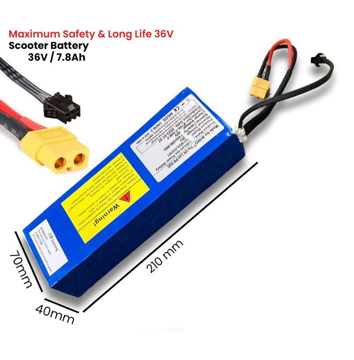 electric scooter battery 36v 7.8 ah v6