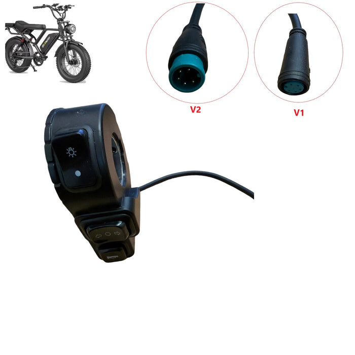 Qlaway BK20 Electric Bike light horn indicator switch