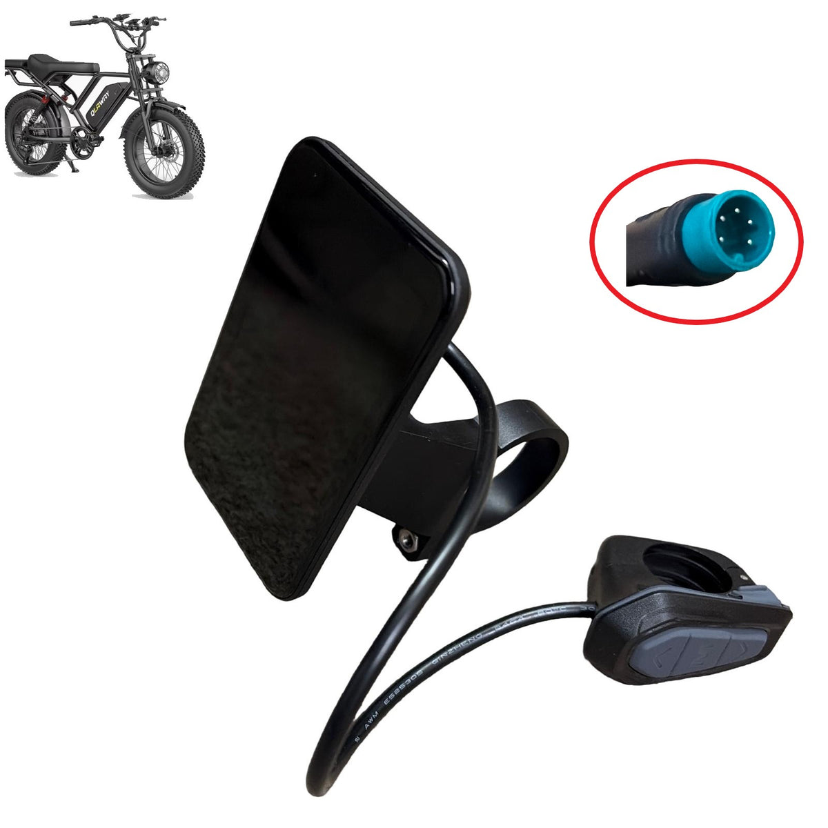 display replacement for Qlaway BK20 bike| ebike qlaway bk20 display ...