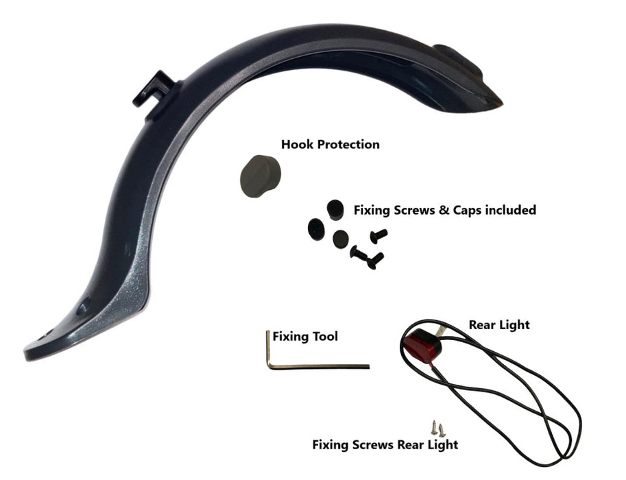 AovoPro AP07 Rear Mudguard Complete Set