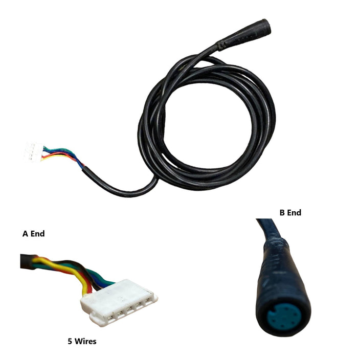 Electric Scooter Dashboard Controller Cable v5