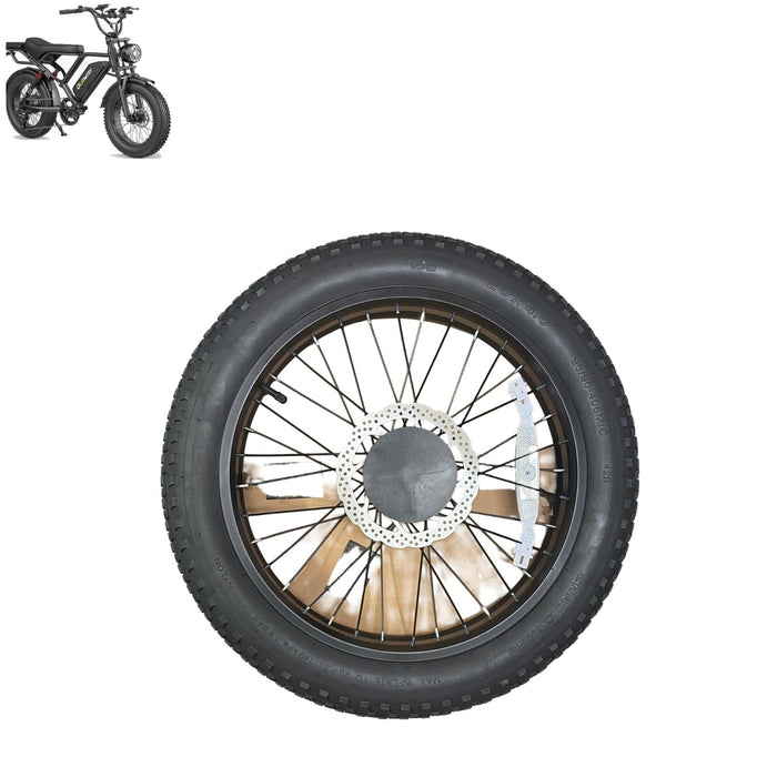 Qlaway BK20 Electric Bike Front Wheel Replacement