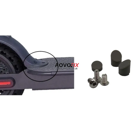 Aovo Rear Mudguard Screws & Caps - Riding Scooters
