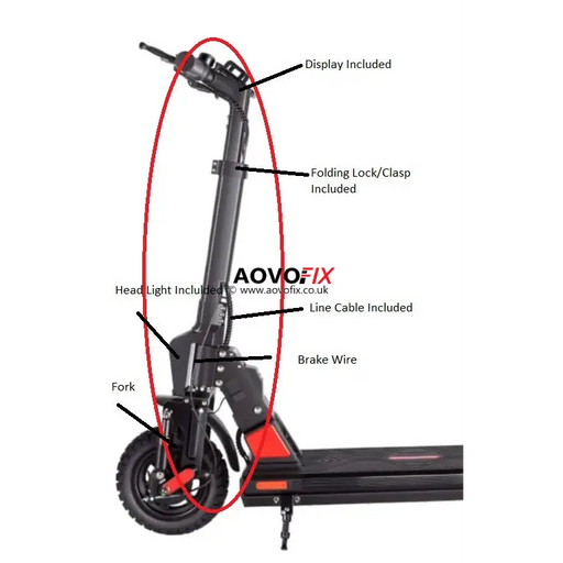 Bogist C1 Pro Stem /Pole Complete set - Riding Scooters