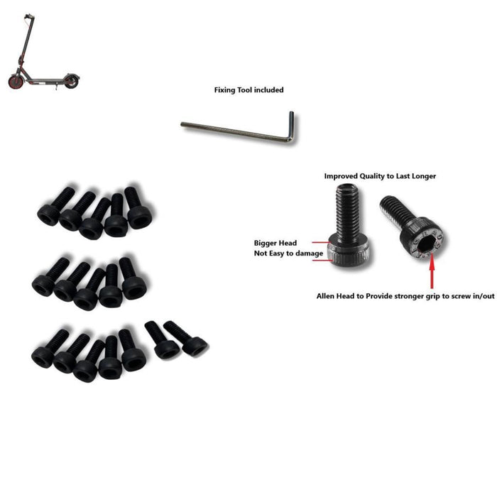 Aovo Scooter Battery Bottom Cover Screws
