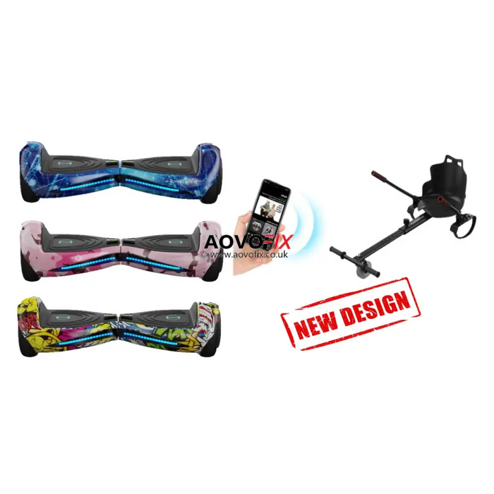 iHover® H2 with LED Self Balancing Hoverboard 6.5