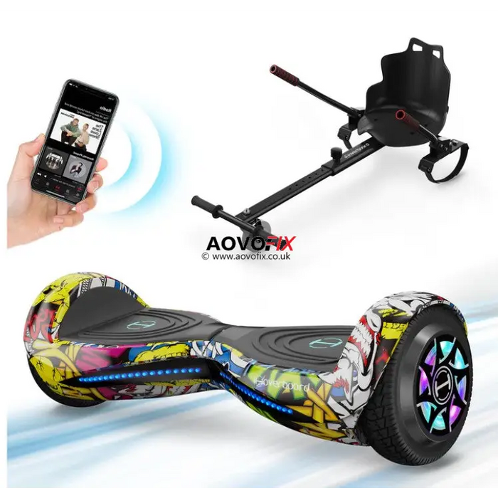iHover® H2 with LED Self Balancing Hoverboard 6.5 -