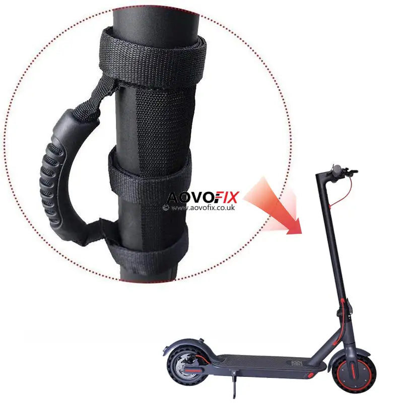 Cintura Trasporto Per Monopattino | Maniglia Ergonomica | In PVC E PP | Nero/Rosso/Blu - Foto 6